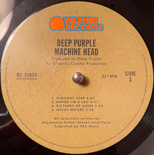 Charger l&#39;image dans la galerie, Deep Purple : Machine Head (LP, Album, RE, RM, Gat)
