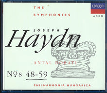 Laden Sie das Bild in den Galerie-Viewer, Joseph Haydn - Antal Dorati, Philharmonia Hungarica : The Symphonies N°s 48-59 (4xCD, Comp, RM)
