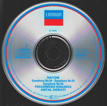 Laden Sie das Bild in den Galerie-Viewer, Joseph Haydn - Antal Dorati, Philharmonia Hungarica : The Symphonies N°s 48-59 (4xCD, Comp, RM)
