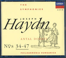 Load image into Gallery viewer, Joseph Haydn - Antal Dorati, Philharmonia Hungarica : The Symphonies Nos 34 - 47 (4xCD, Comp, RM)
