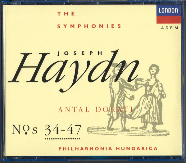 Joseph Haydn - Antal Dorati, Philharmonia Hungarica : The Symphonies Nos 34 - 47 (4xCD, Comp, RM)