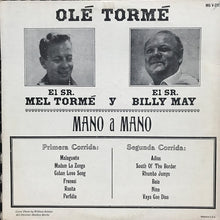 Load image into Gallery viewer, Mel Tormé With Billy May : Olé Tormé (LP, Album, Mono)
