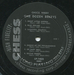 Chuck Berry : One Dozen Berrys (LP, Album, Mono)