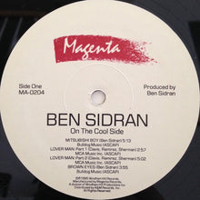 Load image into Gallery viewer, Ben Sidran : On The Cool Side (LP, Album)
