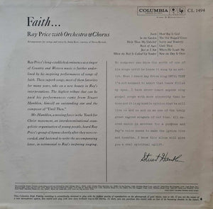 Ray Price : Faith... (LP, Album, Mono, RP)