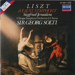 Liszt* / Siegfried Jerusalem, Chicago Symphony Orchestra & Chorus*, Sir Georg Solti* : A Faust Symphony (CD, Album)