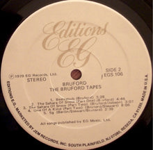 Charger l'image dans la galerie, Bruford : The Bruford Tapes (LP, Album)
