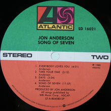Load image into Gallery viewer, Jon Anderson : Song Of Seven (LP, Album, SP )

