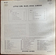 Load image into Gallery viewer, Nina Simone : Little Girl Blue (LP, Album, Mono)
