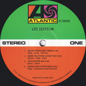 Led Zeppelin : Led Zeppelin (LP, Album, RE, RM, 180)