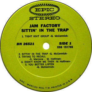 Jam Factory (2) : Sittin' In  The Trap (LP, Album)