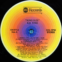 Charger l&#39;image dans la galerie, B.B.King* : King Size (LP, Album, Kee)
