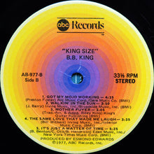 Laden Sie das Bild in den Galerie-Viewer, B.B.King* : King Size (LP, Album, Kee)
