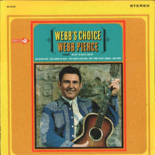 Load image into Gallery viewer, Webb Pierce : Webb's Choice (LP, Album, Pin)

