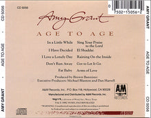 Charger l&#39;image dans la galerie, Amy Grant : Age To Age (CD, Album, RE, Mad)
