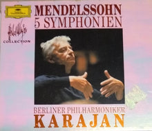 Load image into Gallery viewer, Mendelssohn* / Berliner Philharmoniker, Karajan* : 5 Symphonien (3xCD, RE, RM + Box, Comp)
