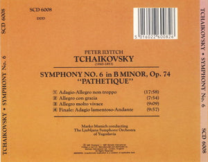 Tchaikovsky* : Symphony No. 6 "Pathetique" (CD)