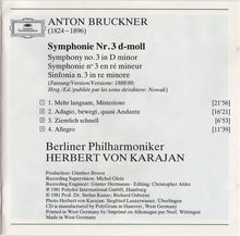 Charger l&#39;image dans la galerie, Anton Bruckner - Berliner Philharmoniker, Herbert von Karajan : Symphonie No. 3 (CD, Album, RE)
