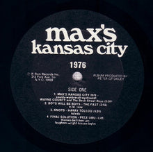Charger l'image dans la galerie, Various : 1976 Max's Kansas City (LP, Comp)
