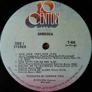 Ambrosia (2) : Ambrosia (LP, Album)