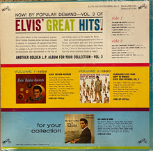 Load image into Gallery viewer, Elvis Presley : Elvis' Golden Records, Volume 3 (LP, Comp, Ind)
