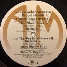 Laden Sie das Bild in den Galerie-Viewer, Procol Harum : The Best Of Procol Harum (LP, Comp, Mono, RE, R-I)
