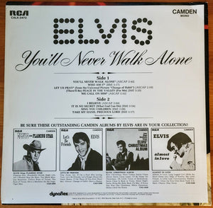 Elvis* : You'll Never Walk Alone (LP, Album, Comp, Mono)