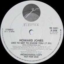 Load image into Gallery viewer, Howard Jones : Like To Get To Know You (12", Single, Promo)

