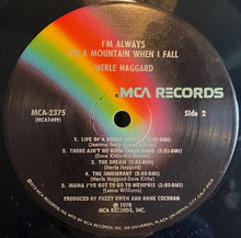 Charger l'image dans la galerie, Merle Haggard : I'm Always On A Mountain When I Fall (LP, Album, Pin)
