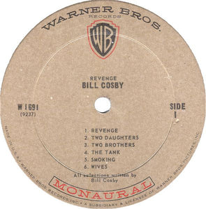 Bill Cosby : Revenge (LP, Album, Mono, Pit)