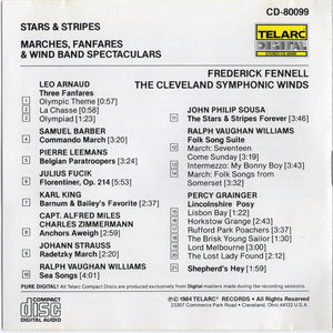 Frederick Fennell / The Cleveland Symphonic Winds : Stars & Stripes - Fanfares, Marches & Wind Band Spectaculars (CD, Album, RP)