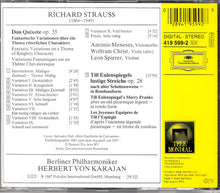 Charger l&#39;image dans la galerie, Richard Strauss • António Meneses* • Wolfram Christ • Berliner Philharmoniker • Herbert von Karajan : Don Quixote • Till Eulenspiegel (CD, Album, PDO)
