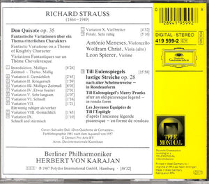 Richard Strauss • António Meneses* • Wolfram Christ • Berliner Philharmoniker • Herbert von Karajan : Don Quixote • Till Eulenspiegel (CD, Album, PDO)