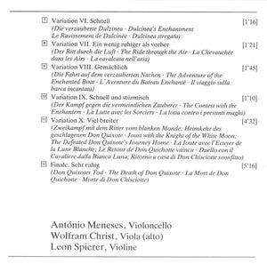 Richard Strauss • António Meneses* • Wolfram Christ • Berliner Philharmoniker • Herbert von Karajan : Don Quixote • Till Eulenspiegel (CD, Album, PDO)