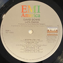 Laden Sie das Bild in den Galerie-Viewer, David Bowie : Let's Dance (LP, Album, Jac)
