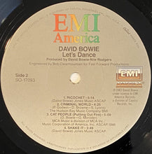 Laden Sie das Bild in den Galerie-Viewer, David Bowie : Let's Dance (LP, Album, Jac)
