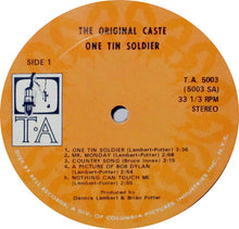 Laden Sie das Bild in den Galerie-Viewer, The Original Caste : One Tin Soldier (LP, Album)
