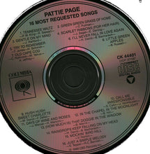 Laden Sie das Bild in den Galerie-Viewer, Patti Page : 16 Most Requested Songs (CD, Comp, RM)
