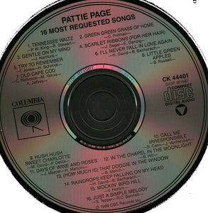 Patti Page : 16 Most Requested Songs (CD, Comp, RM)