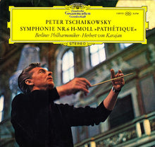 Laden Sie das Bild in den Galerie-Viewer, Peter Tschaikowksy* - Berliner Philharmoniker · Herbert von Karajan : Symphonie Nr.6 h-moll »Pathétique« (LP, RE)
