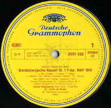 Load image into Gallery viewer, Johann Sebastian Bach, Berliner Philharmoniker, Herbert Von Karajan : Brandenburgische Konzerte 1 • 2 • 3 (LP, Album)
