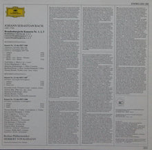 Charger l&#39;image dans la galerie, Johann Sebastian Bach, Berliner Philharmoniker, Herbert Von Karajan : Brandenburgische Konzerte 1 • 2 • 3 (LP, Album)
