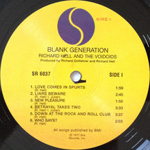 Charger l'image dans la galerie, Richard Hell And The Voidoids* : Blank Generation (LP, Album, Ltd, RE, 180)
