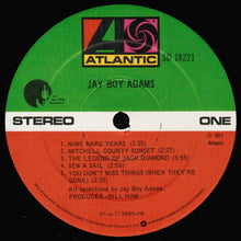 Load image into Gallery viewer, Jay Boy Adams : Jay Boy Adams (LP, Album)
