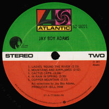 Load image into Gallery viewer, Jay Boy Adams : Jay Boy Adams (LP, Album)
