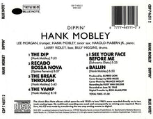 Load image into Gallery viewer, Hank Mobley : Dippin&#39; (CD, Album, RE)
