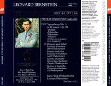 Charger l&#39;image dans la galerie, Leonard Bernstein, Tchaikovsky*, New York Philharmonic : Symphony No.3 &quot;Polish&quot; / &quot;Romeo &amp; Juliet&quot; Fantasy Overture (CD, RE, RP)
