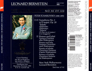 Leonard Bernstein, Tchaikovsky*, New York Philharmonic : Symphony No.3 "Polish" / "Romeo & Juliet" Fantasy Overture (CD, RE, RP)