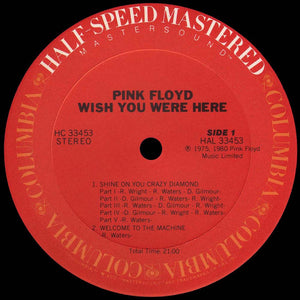 Pink Floyd : Wish You Were Here (LP, Album, RE, RM, Hal)