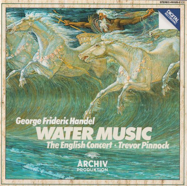 George Frideric Handel* - The English Concert · Trevor Pinnock : Water Music (CD, Album, RP)